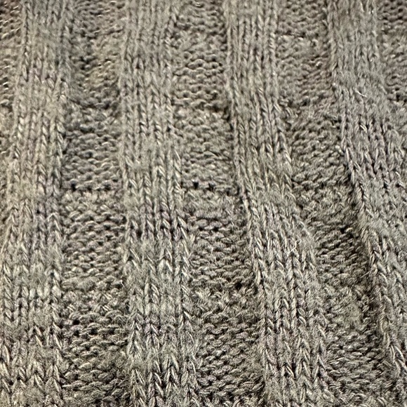 Maeve Anthropologie olive  green winterscape sweater cowl neck long sleeve SZ L - Picture 7 of 8